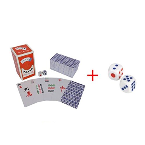 fengshuisale Traditional Chinese Mahjong Playing Cards 144 Card Set W3176