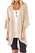 Spadehill Women Lace Open Front Kimono Cardigan 3/4 Bell Sleeve Beach Cover Up Light Orange L