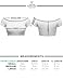 FPT Womens Basic Short Sleeve Off The Shoulder Crop Top BLACK MEDIUM