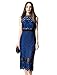 Tuliplazza Women Zigzag Tunic Sheath Cocktail Prom Party Gowns Midi Lace Dress