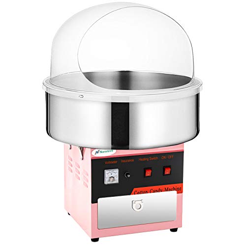 Nurxiovo 21inch Cotton Candy Machine Cover Cotton candy Maker Dome Bubble Shield,Clear Plastic - Thumbnail 3