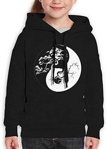 Youths Casual Unisex Bonsai Tree On The Yin Yang Symbol-1 Pullover Tops