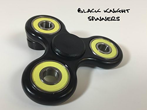 Black Knight Spinners - "Bumble Bee" [Hand Spinner Weighted Fidget Toy EDC desk torq] - Ceramic center