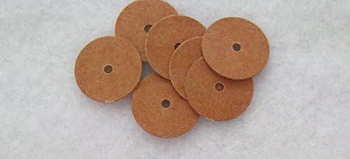 bangdan Millboard Joint Discs for teddy bear joints, craft, 15mm red 50 pcs (ship from usa)