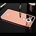 Nexus 5X Case, TabPow Mirror Case Series - Electroplate Bumper Bling Luxury Slim Hard Back Case Cover For LG Google Nexus 5X (2015), Rose Gold