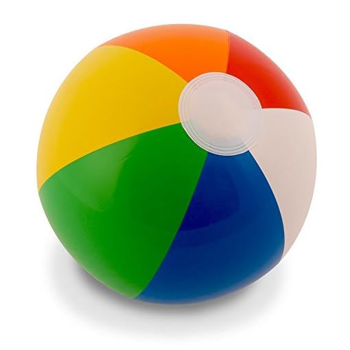 Kangaroo 12" Rainbow Beach Balls (12 Pack); Inflatable 12pc Beach Ball Pool Toys