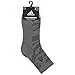adidas Men's Tiger Style High Quarter Sock (2-Pair), Onix/Black/Collegiate Light Blue, Large, (Shoe Size 6-12)