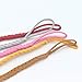JieyueJewelry Leather Baby Pacifier Clips, Pack of 4, Handmade Suede Braided Leash Pacifier Teething Toy Holders for Boys and Girls, 10 inch (Black/Brown/Gray/White)