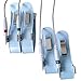ECG/EKG Adult Limb Electrode for 3.0 Plug/4.0 Banana Plug -4 Pieces/Set (Gray)
