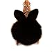 URSFUR Artificial Rabbit Ball Keychain Ear Pompom Phone Bag Charm Pendant