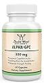 Alpha GPC Choline Supplement, Pharmaceutical Grade, Made in USA (60 Capsules 300mg)