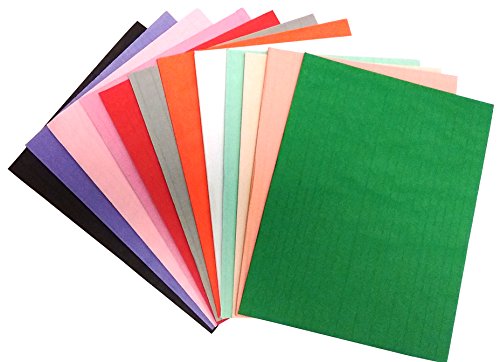 12-Pack Honeycomb Craft Pads, Assorted Colors (7 X 9.5 Inches) (Mini Quarter Inch Glue Line)