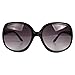 VIVIENFANG Women Classic Oversized Polarized Sunglasses Elegant Fashion Driving Shades For Lady P1981C Black