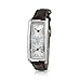 Bling Jewelry Dual Dial Brown Synthetic Leather Watch Steel Back