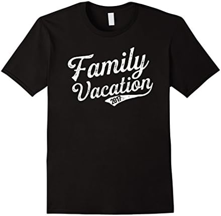 Mens Family Vacation Fun 2017 Cruise Resort Summer Beach T Shirt Large Black