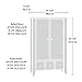 Sauder Shoal Creek Armoire, Jamocha Wood finish