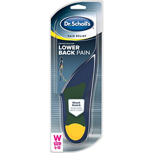 Dr. Scholl’s LOWER BACK Pain Relief Orthotics // Clinically Proven Immediate and All-Day Relief of Lower Back Pain (for Women’s 6-10, also available for Men’s 8-14)