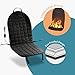 Zone Tech Car Heated Seat Cover Cushion Hot Warmer - Premium Quality 2 Pack 12V Fireproof Heating Warmer Pad Cover Perfect for Cold Weather and Winter Driving