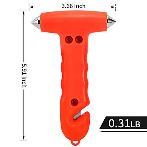 MOTORBUDDY Car Safety Hammer 2Pack, Auto Emergency Escape Hammer with