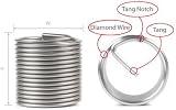 タケガワ Recoil M8-1.25 x 1.5D Wire Thread Inserts Silver 10pk Repair view 2