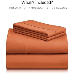 LuxClub 4 PC Sheet Sheets Deep Pockets 18" Eco