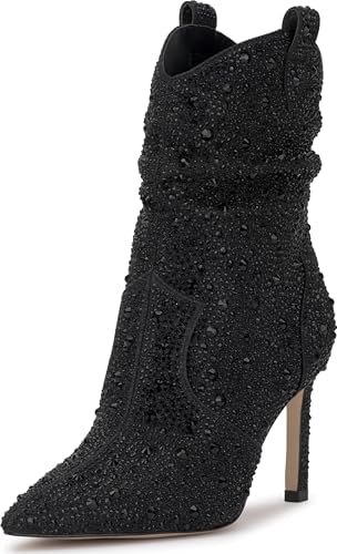 Amazon.com | Jessica Simpson Mixtesa Slouch Bootie, Black, 5.5