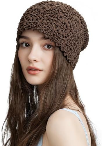 Loo＆c 100% Organic Cotton Knitted Bucket Hats for Women  display picture 1