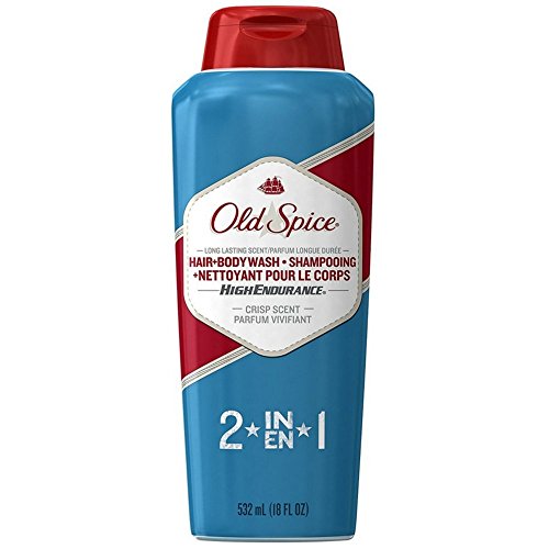 Old Spice High Endurance Hair & Body Wash 18 oz (Pack of 3)