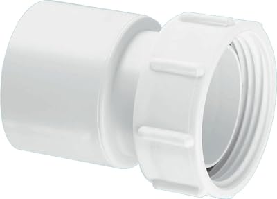 McAlpine 1 1/4" BSP Coupling Solvent Weld Pipe Fitting ABS PVC BS EN 1329-1 S25