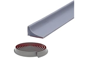 Shower Threshold Water Dam,Self Adhesive Silicone Waterproof Barrier Bathroom and Kitchen Shower Water Stopper Guard for Dry 