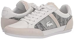 Lacoste Men's Chaymon Sneaker, White/Grey, 13