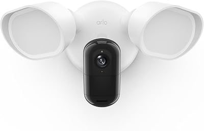 Floodlight 2, Caméra de Surveillance WiFi 2K HDR, 1 Caméra
