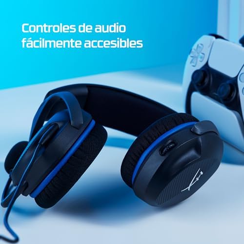 Cloud Stinger 2 Core, Cascos gaming para Playstation, Drivers de 40 mm y Audio Envolvente, 3.5 mm, Micrófono Plegable con cancelación de ruido - Negro