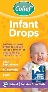 Colief Infant Drops Lactase Enzyme Drops 15 ml for Colic Relief view 2