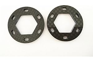 EPTNNASO HPI 1/8 Savage X XL 4.6 5.9 Carbon Fibre Brake Disk 19x35x3mm-1PR Set Black for HPI 87055 Upgrade Part