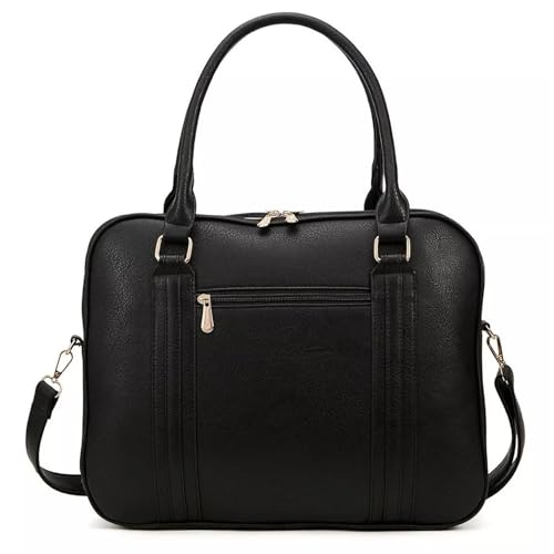 Bolsa Feminina Pasta Executiva para Notebook até 15.6” Reforçada Couro Ecológico para Trabalho, Reuniões e Dia a Dia