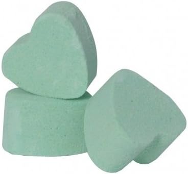 Bath Bubble & Beyond 1kg Jasmine Scented Bath Hearts Fizzers Mini Bombs ~100pc