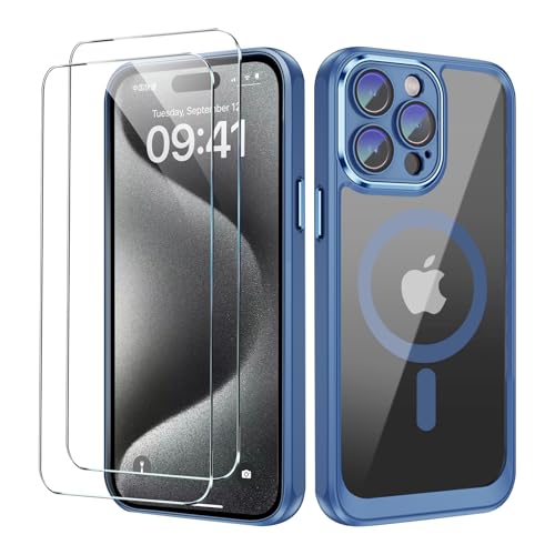 Étui de protection pour iPhone 15 Pro Max, avec 2 films de... en promo sur Amazon