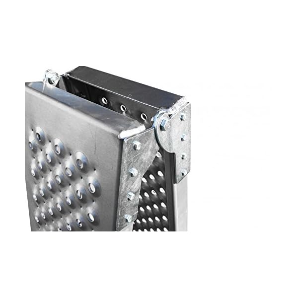 Laderampe Auffahrrampe Auffahrschiene 200KG Motorrad Rampe aufklappbar 200cm – Bild 7