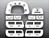 1964-1979 Toyota Landcruiser FJ40 White Face Gauges