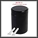 Sealed and Smell-Proof, Metal Weed Stash Container for Herbs, Spices, and Tobacco with 2 Pollen Scraper Tools inside, Cool, Discreet Storage Jar, Black.