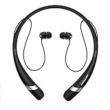 COULAX Bluetooth Headphones CX04 Wireless Neckband Bluetooth Headset Stereo In-Ear Earbuds with Mic for Running (10 Hours Play Time,CVC 6.0 Noise Cancelling, Magnet Attraction)