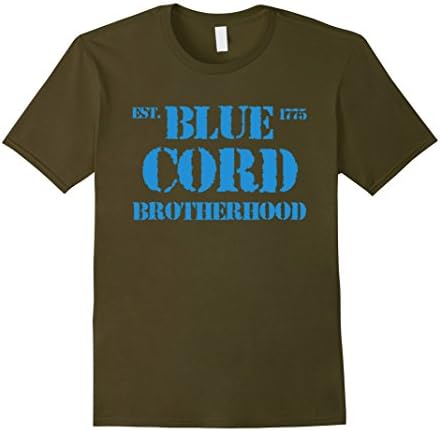 Men's Blue Cord Brotherhood EST. 1775 Medium Olive
