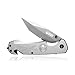 KUBEY B103V Camping Folding Knife with Clip Tanto Stainless Steel Blade Thumb Stud Opening Multipurpose Tool Knives for Outdoor Tactical Rescue and Self-defense (B103V)