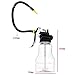 New 250cc Transparent High Pressure Pump Oiler Lubrication Oil Can Plastic Machine Oiler Grease 245mm Length flex Gun