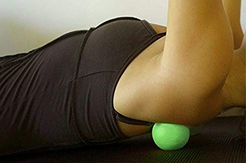 Branded Boards, Lacrosse Massage Balls deep Tissue Set - Massage Lacrosse Ball for myofascial Release, Sciatic, Plantar Fasciitis Therapy, Trigger Points, Muscle Knots and Yoga. (2 Pack Green) - Thumbnail 3