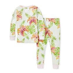 Burt's Bees Baby Baby Girls' Pajamas, Tee and Pant