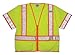 ML Kishigo 1242 Ultra-Cool Polyester Mesh Class 3 Surveyors Vest, Extra Large, Lime