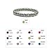 Accents Kingdom Magnetic Bracelet Women's Tuchi Simulated Pearl Hematite Magnetic Therapy Bracelet with Simulated Peridot Crystal, 7.5