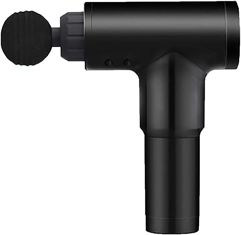wyingj Portable Fascia Gun Muscle Massage Gun Electric Mute 6-Speed Adjustment 4 Massage Heads 2 Hours Battery Life for Muscle Recovery Black Red Blue Silver